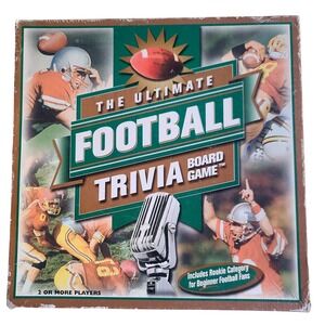 Footballs Ultimate Trivia Board Game Vintage 2001 NFL History College Sports